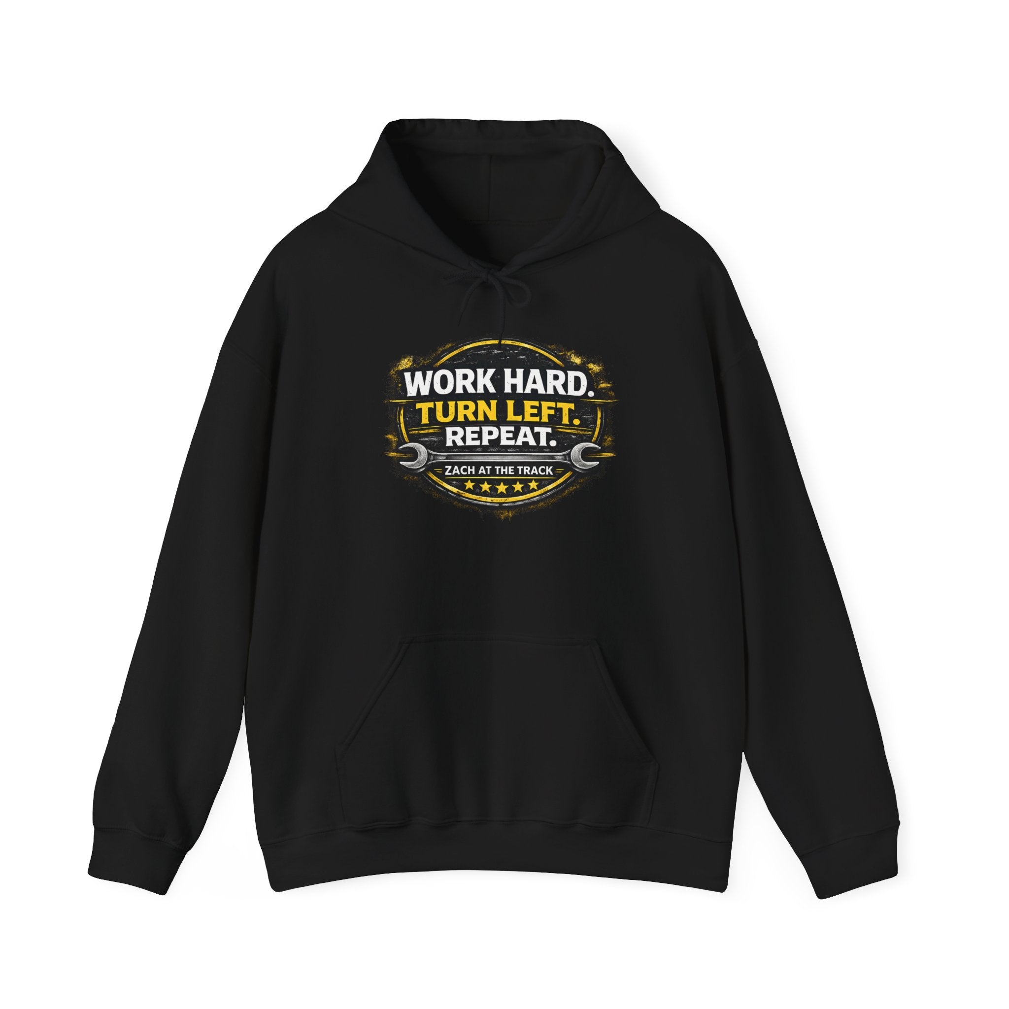 Work Hard Turn Left Repeat Unisex Hoodie