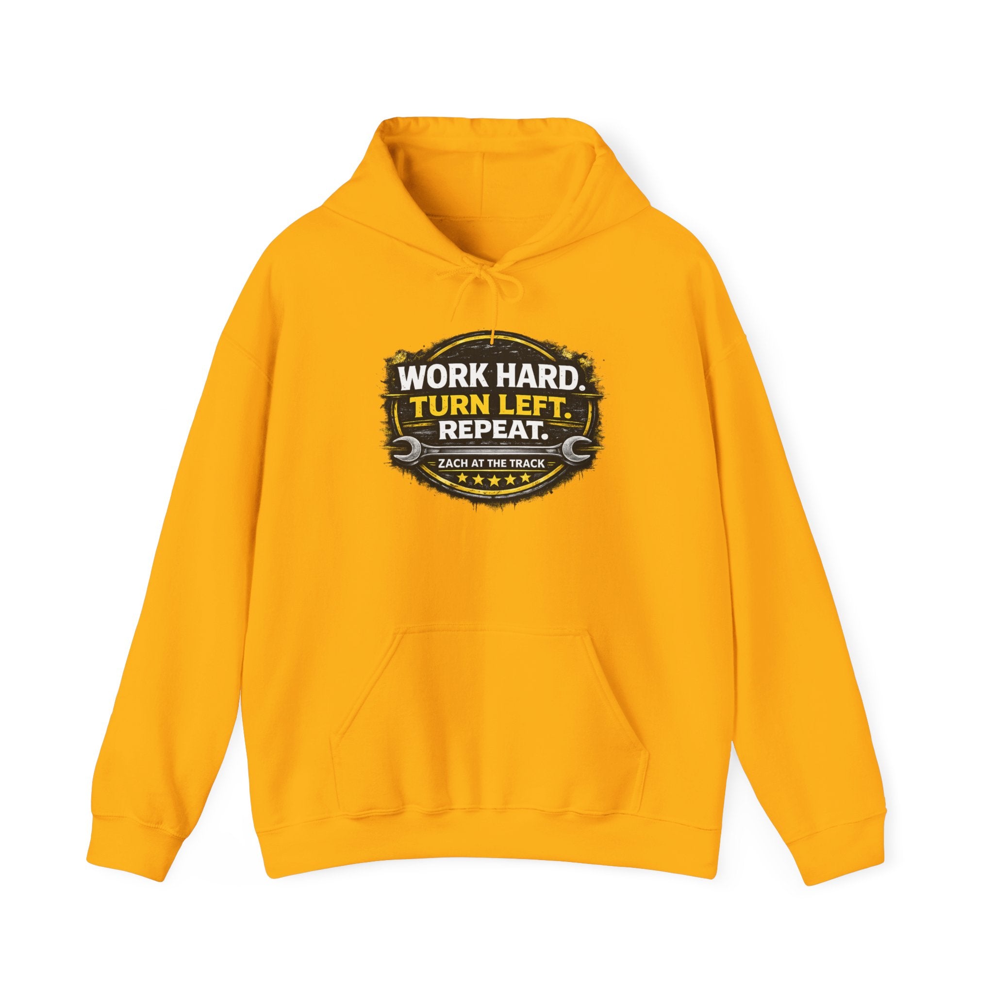 Work Hard Turn Left Repeat Unisex Hoodie