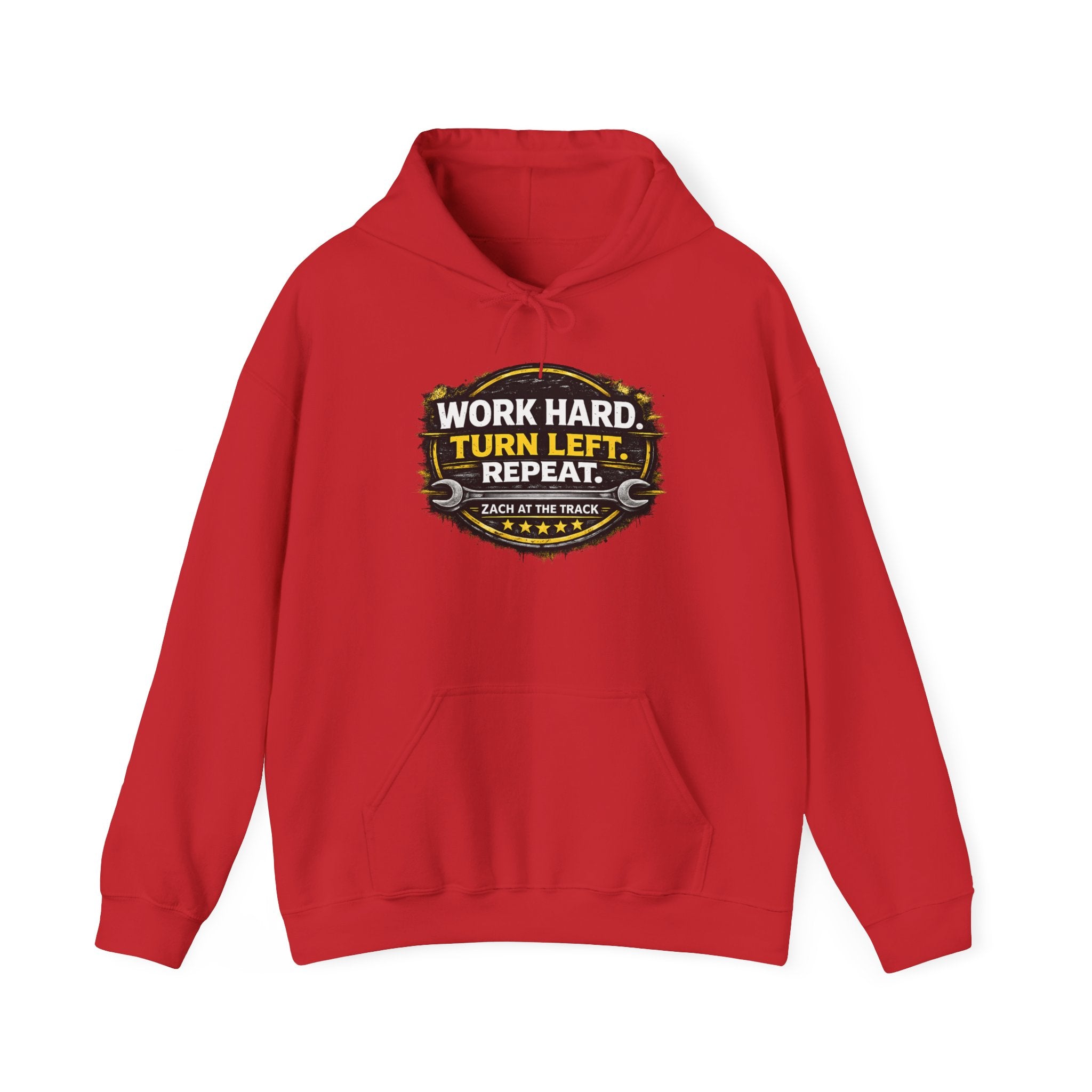 Work Hard Turn Left Repeat Unisex Hoodie
